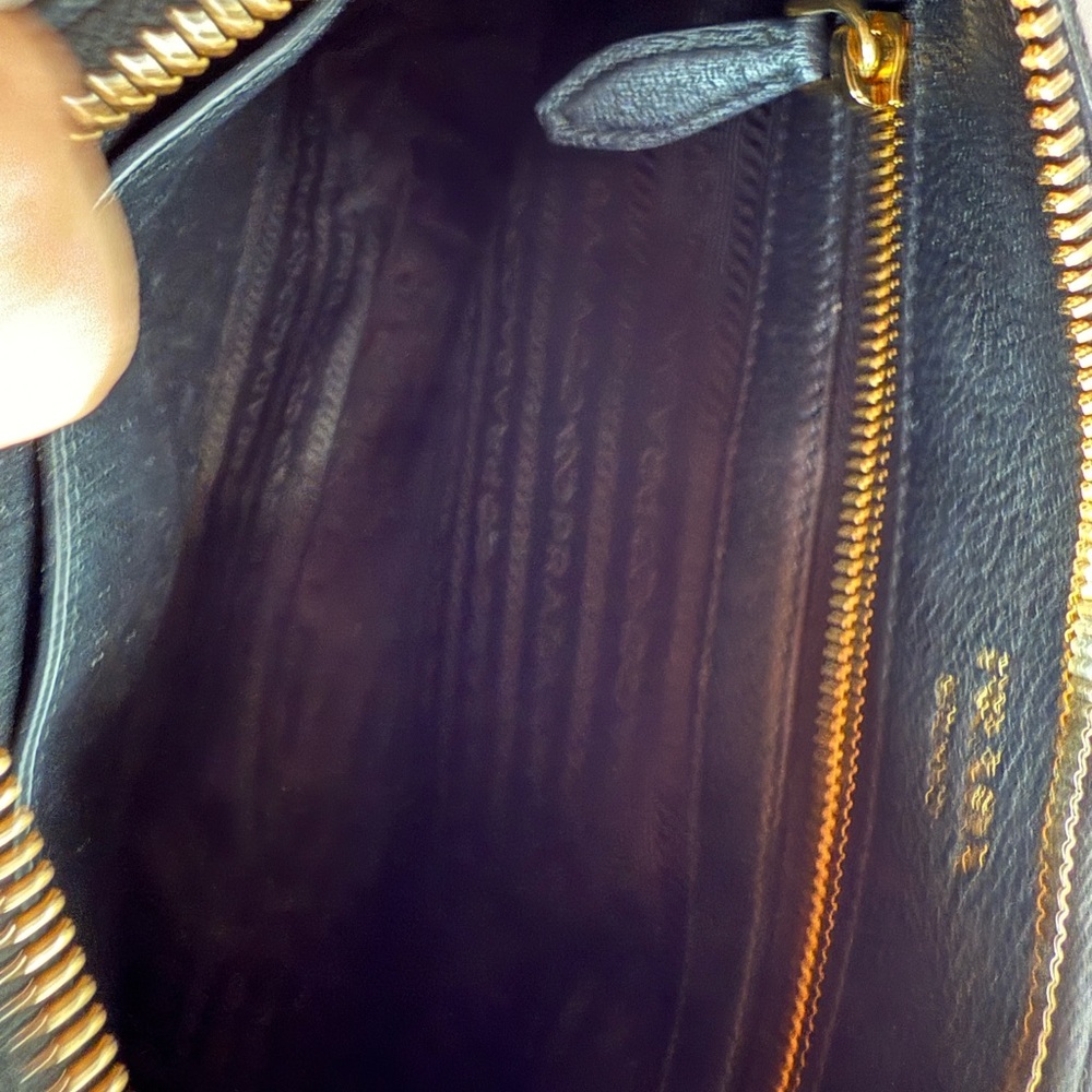 Prada Black Shoulder Bag with Gold Hardware - Picture 7 of 14